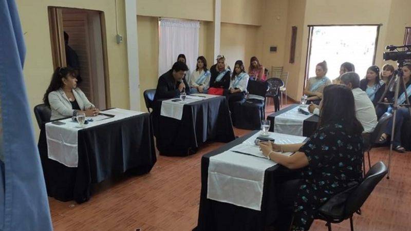 Precandidatas a Reinas del Cabrito visitaron el Concejo Deliberante