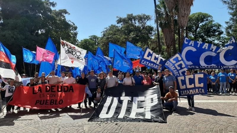 Catamarca también marchó contra el FMI