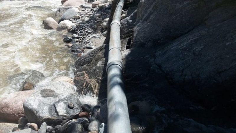 Volvió el agua en El Rodeo