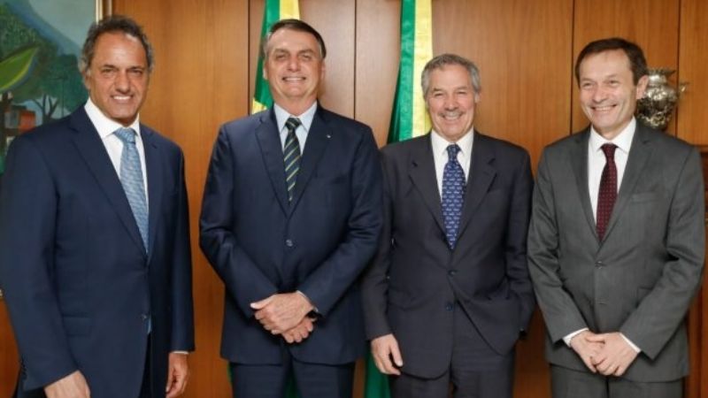 Bolsonaro le propuso a Alberto reunirse el 1 de marzo en Montevideo