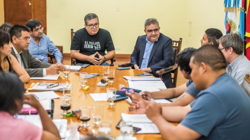 Jalil recibió a caciques para dialogar sobre obras en el norte de Belén