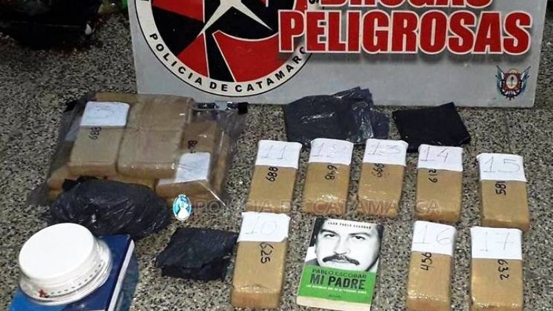 Secuestran más de 13 kilos de marihuana en Valle Chico: hay dos detenidos