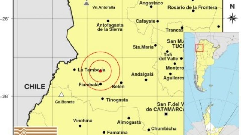 Madrugada movida cerca de Fiambalá