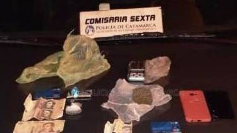 Detienen a un joven y secuestran droga en la Capital