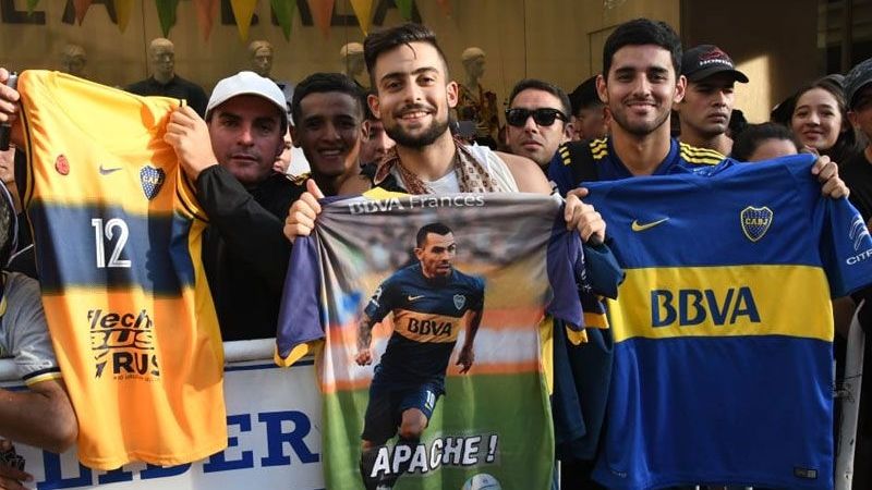 Santiago vive una “locura” con la llegada de Boca