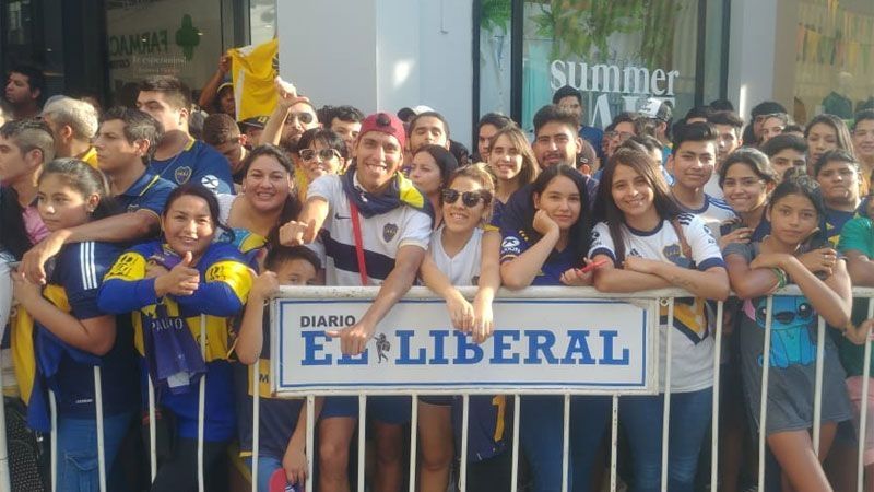 Santiago vive una “locura” con la llegada de Boca