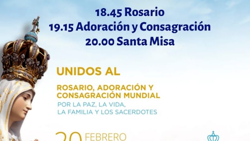 Visita de la Virgen de Fátima, San Francisco y Santa Jacinta Marto a La Chacarita