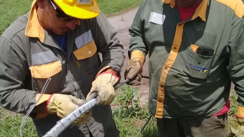 Servicio de energía normalizado en el interior provincial