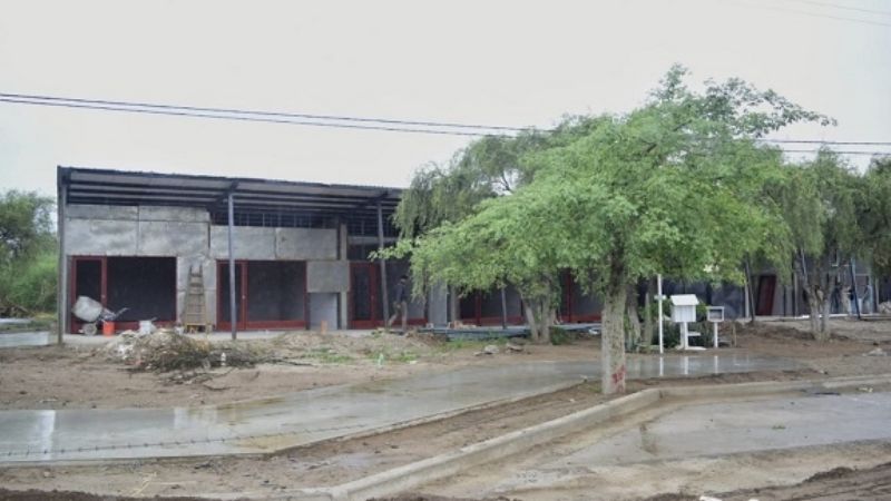 Saadi recorrió la obra de acceso  a la histórica Gruta de Choya