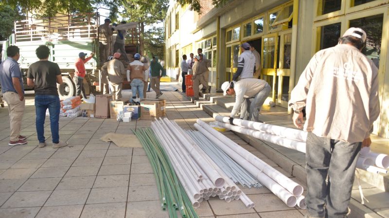 Aclaran sobre las obras en la Escuela Normal Nº 705 de Santa María