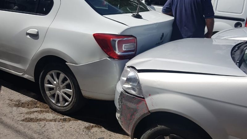 Choque con heridos en pleno centro