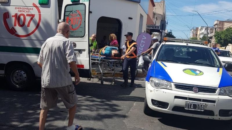Choque con heridos en pleno centro