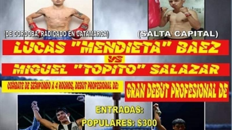 Mendieta autorizado, pero la primera pelea será en Salta