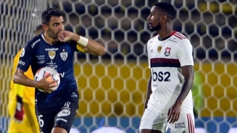 Independiente del Valle y Flamengo 2-2, por la Recopa