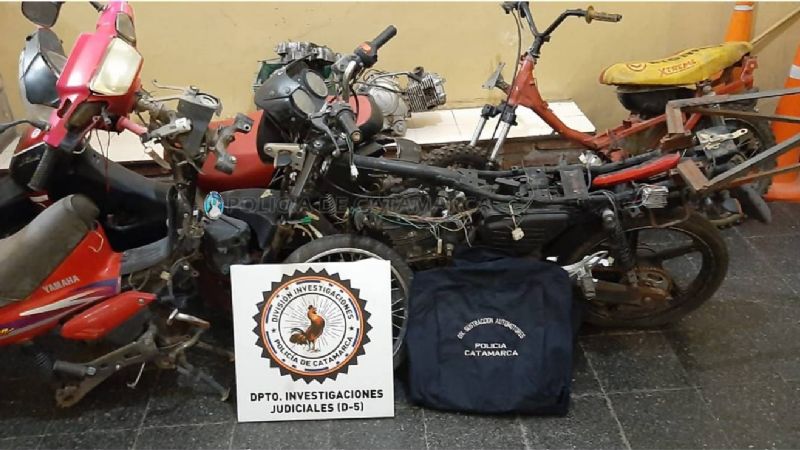 Secuestran motopartes adulteradas en un taller mecánico