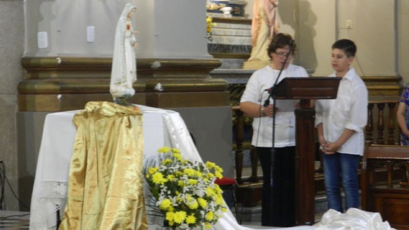 Conmemoraron el centenario de la partida al Cielo de su Protectora