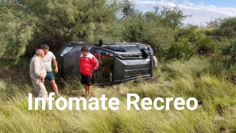 Se quedó dormido y volcó