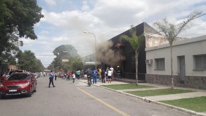 Boliche de Chumbicha terminó envuelto en llamas