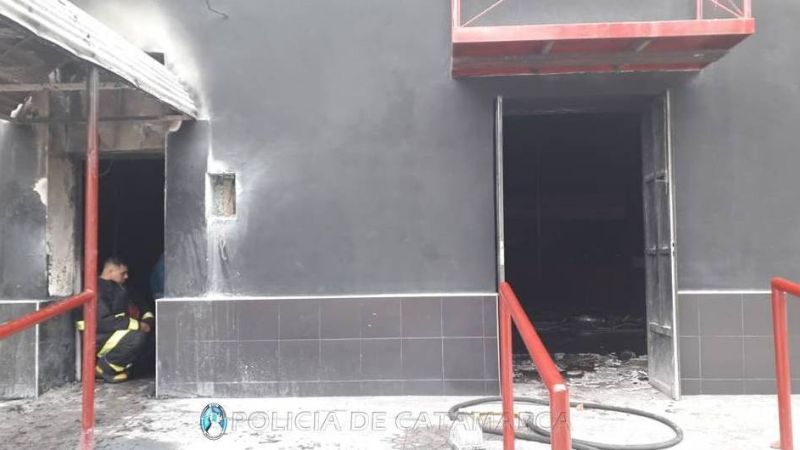 Boliche de Chumbicha terminó envuelto en llamas