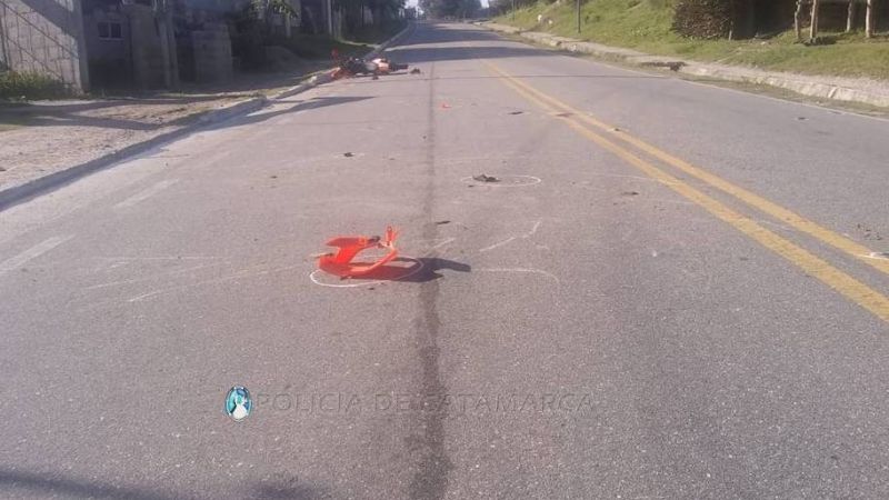 Joven perdió la vida tras impactar su moto contra un animal