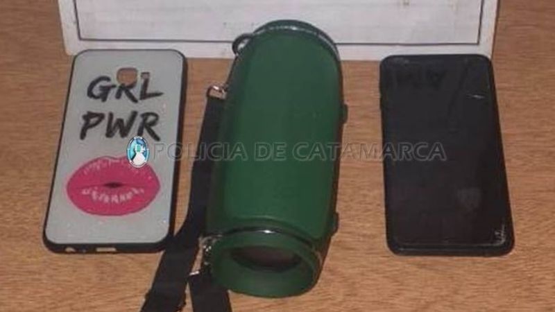 Detenido con elementos robados