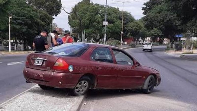 Se cruzó de carril