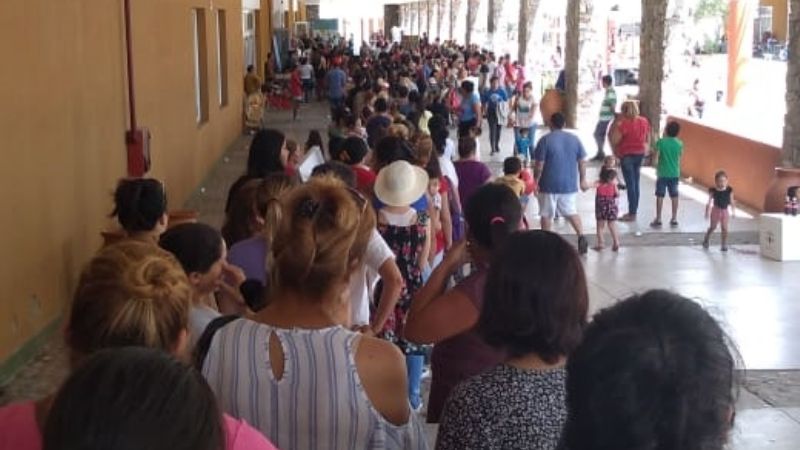 Masiva concurrencia a la entrega de la Tarjeta Alimentar