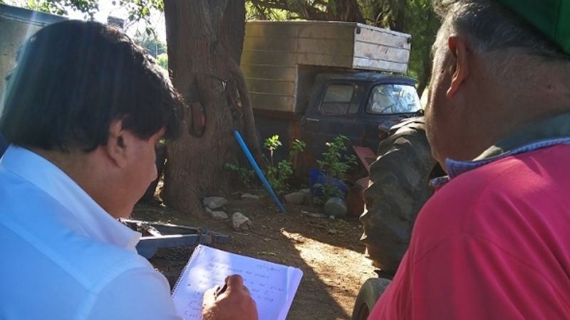 El Ente Regulador asesoró al productor Luis Basso