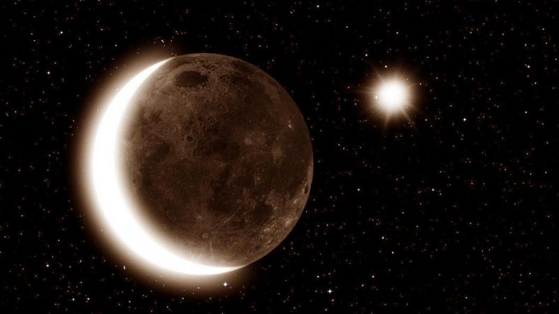 El "beso" entre la Luna y Venus: un impactante evento astronómico