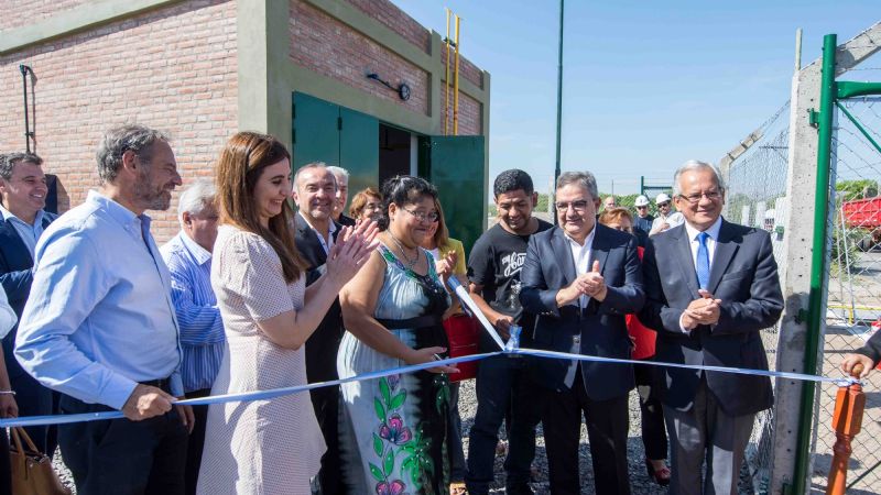Jalil inauguró obra de gas y anunció créditos para conexiones domiciliarias