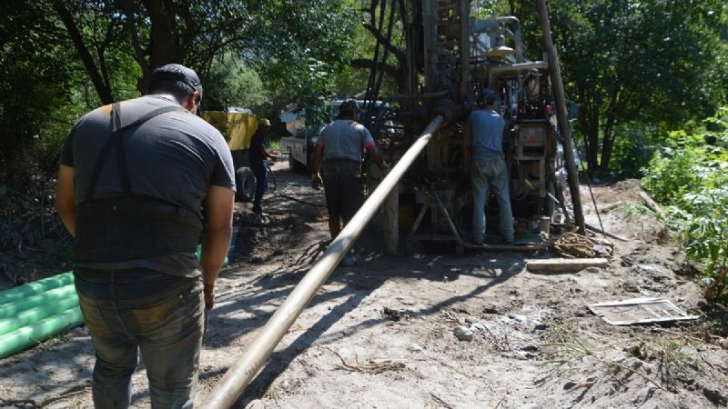 Perforaciones exploratorias para determinar caudales de explotación