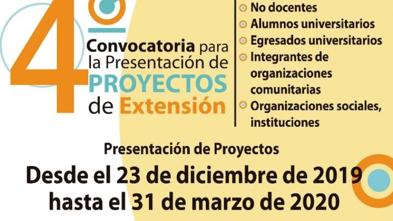 4° convocatoria para Puntos Extensivos