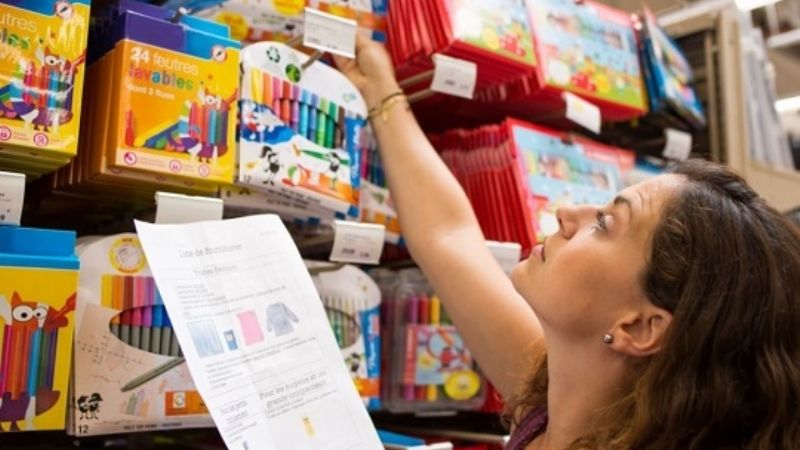 El martes, 50% de descuento en la compra de útiles escolares