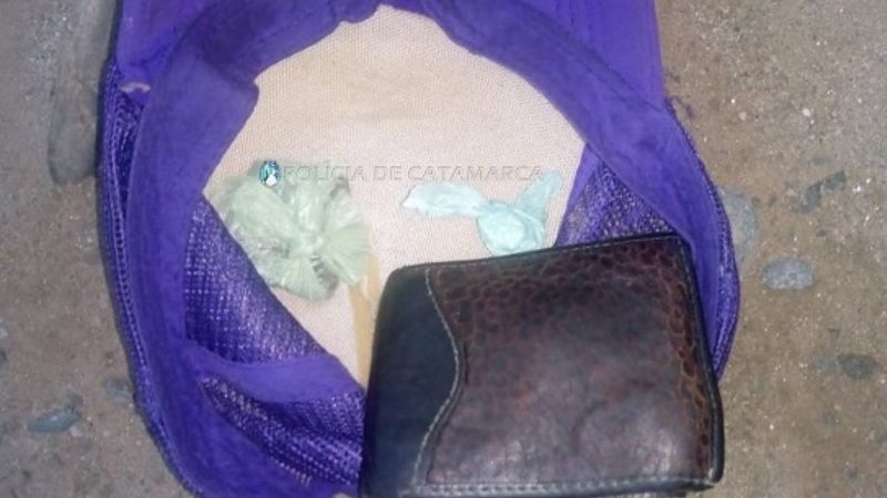 Detenidos con marihuana y cocaína, en un camino alternativo