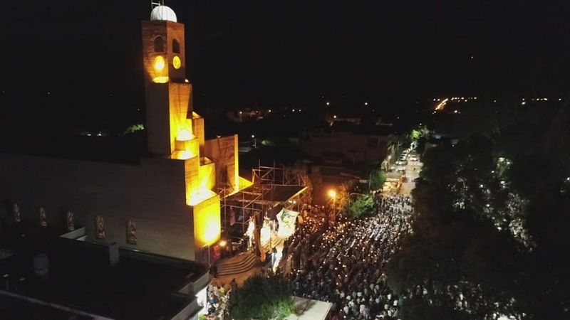 Multitudinaria participación en el aniversario de Santa María