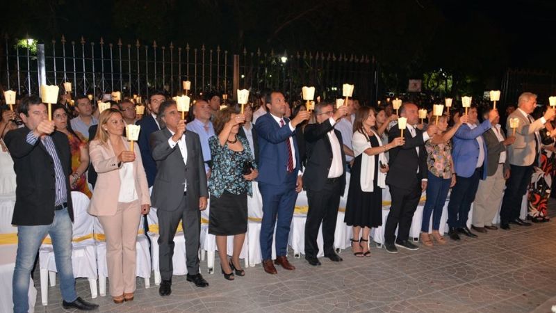 Multitudinaria participación en el aniversario de Santa María