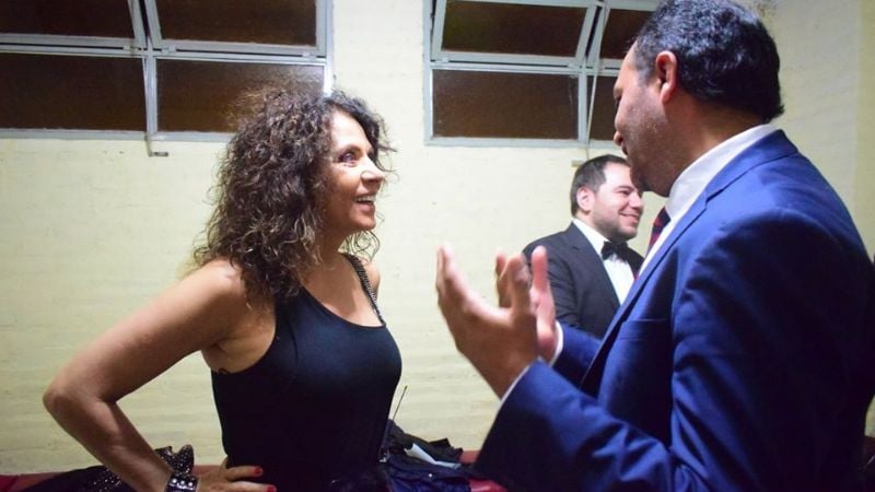 Multitudinaria participación en el aniversario de Santa María