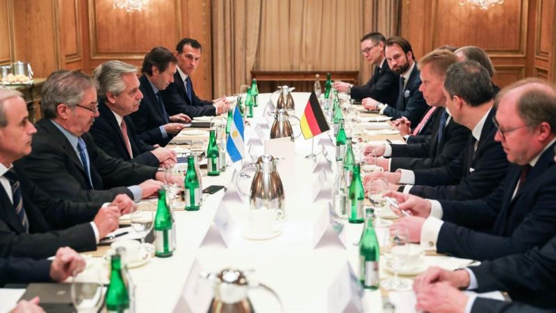 Alberto se reunió con líderes de empresas alemanas que invierten en Argentina