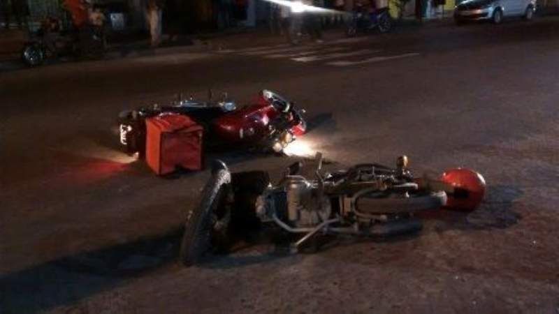 Cuatro heridos tras un choque de motos en Valle Viejo