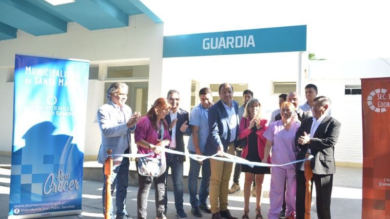 Inauguraron la refuncionalización de la Guardia en el Hospital de Santa María