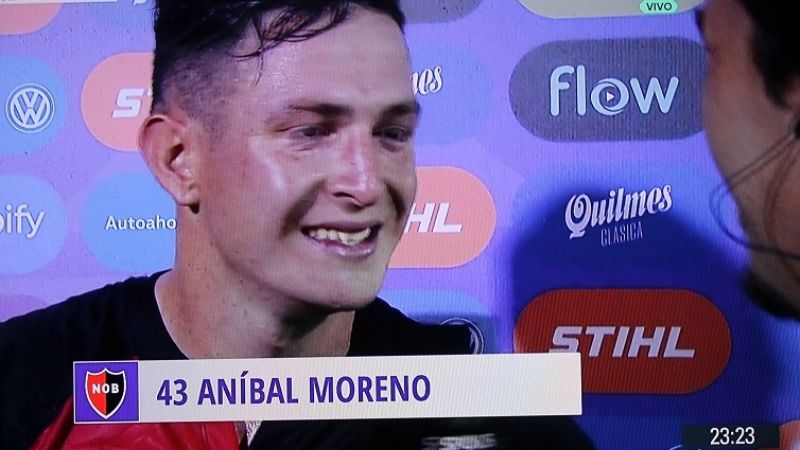 Con un golazo del “Colo” Moreno, Newell´s venció a San Lorenzo