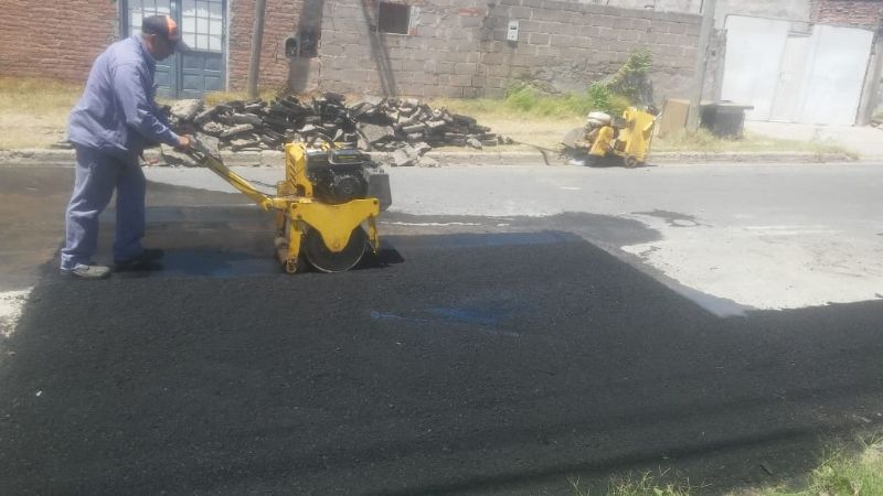 Nuevos trabajos en el área del camping