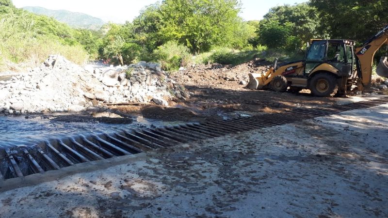 Nuevos trabajos en el área del camping