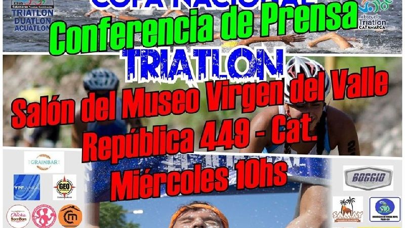 Este miércoles presentan el Triatlón Nacional "El Jumeal 2020".