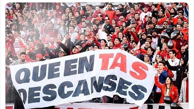 Los hinchas de River celebraron el fallo del TAS