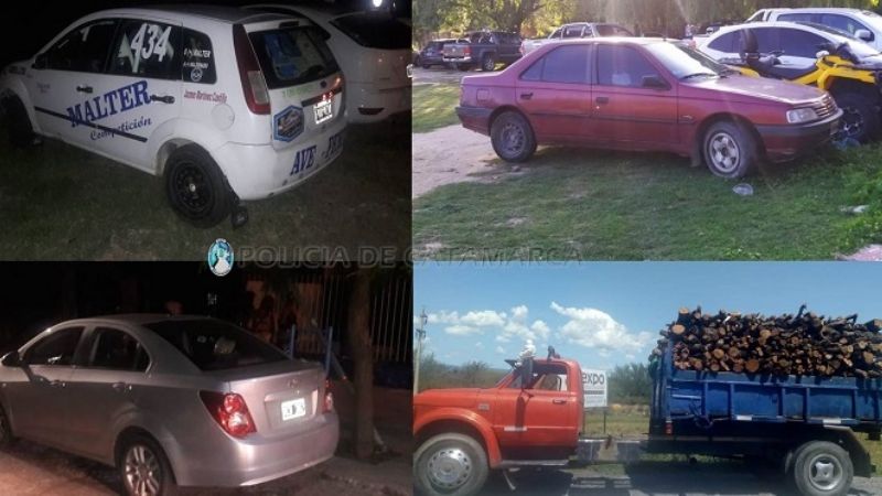 Más de 300 vehiculos secuestrados en una semana