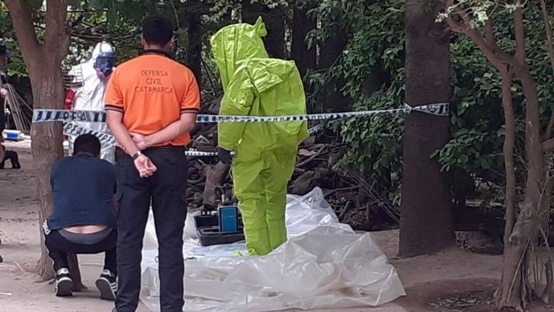 Hallaron el equipo con fuente radiactiva robado en Valle Viejo