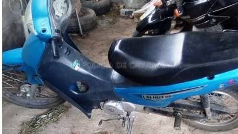 Robó y dejó abandonado el botín