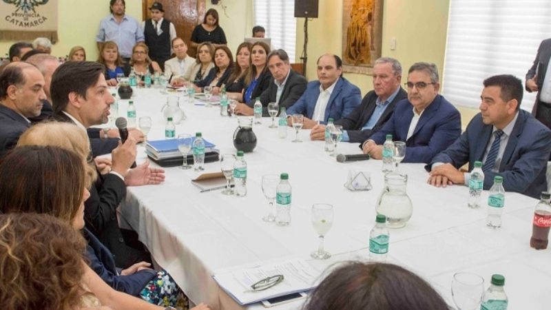 Jalil recibió al ministro Trotta