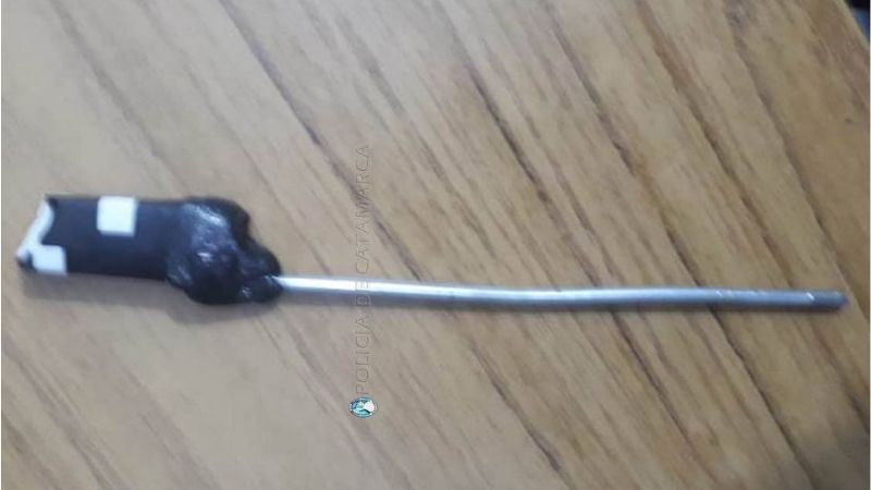 Detenido en el Banco con un elemento punzante